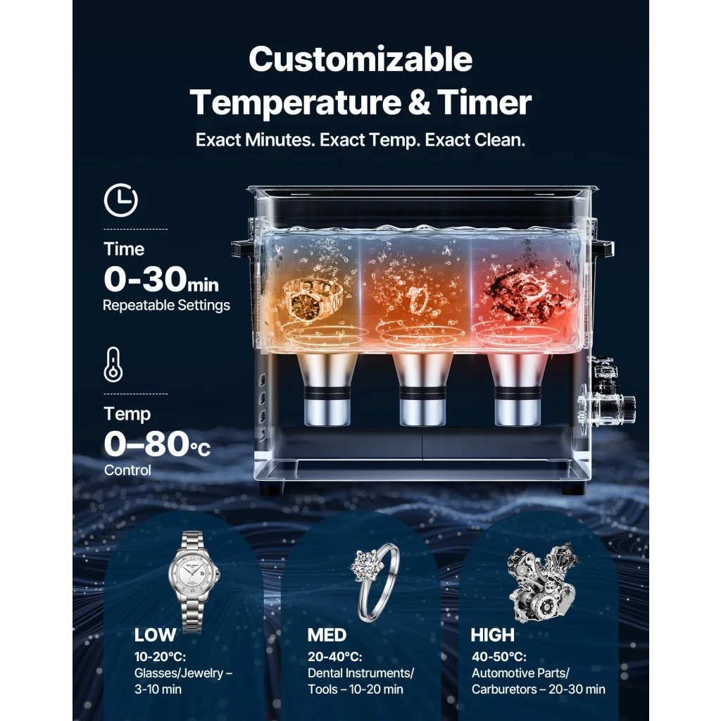 VEVOR 10L Ultrasonic Cleaner Professional Ultrasonic