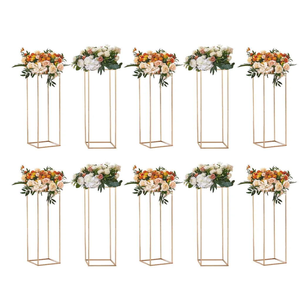 VEVOR 10PCS 31.5inch/80cm High Wedding Flower Stand