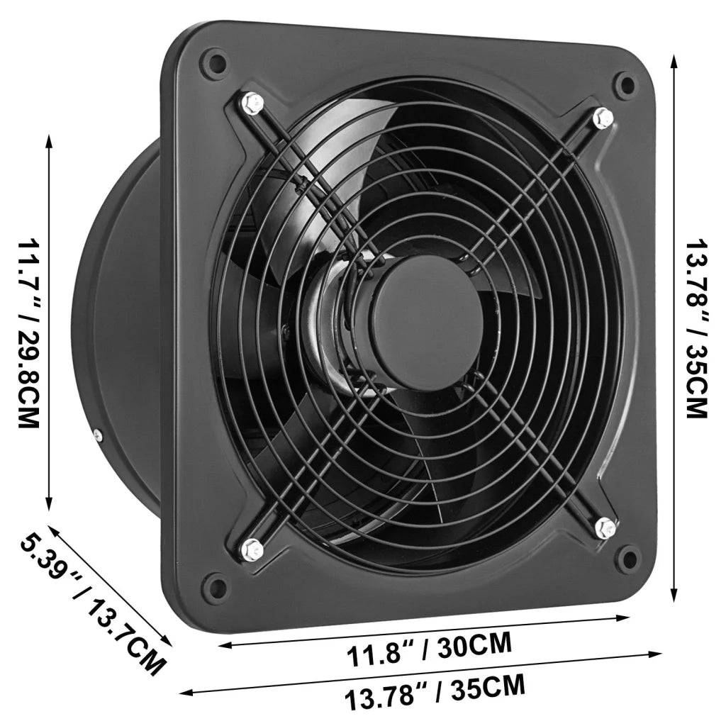 Metal 300mm vevor inch industrial with compact layout and accessory details