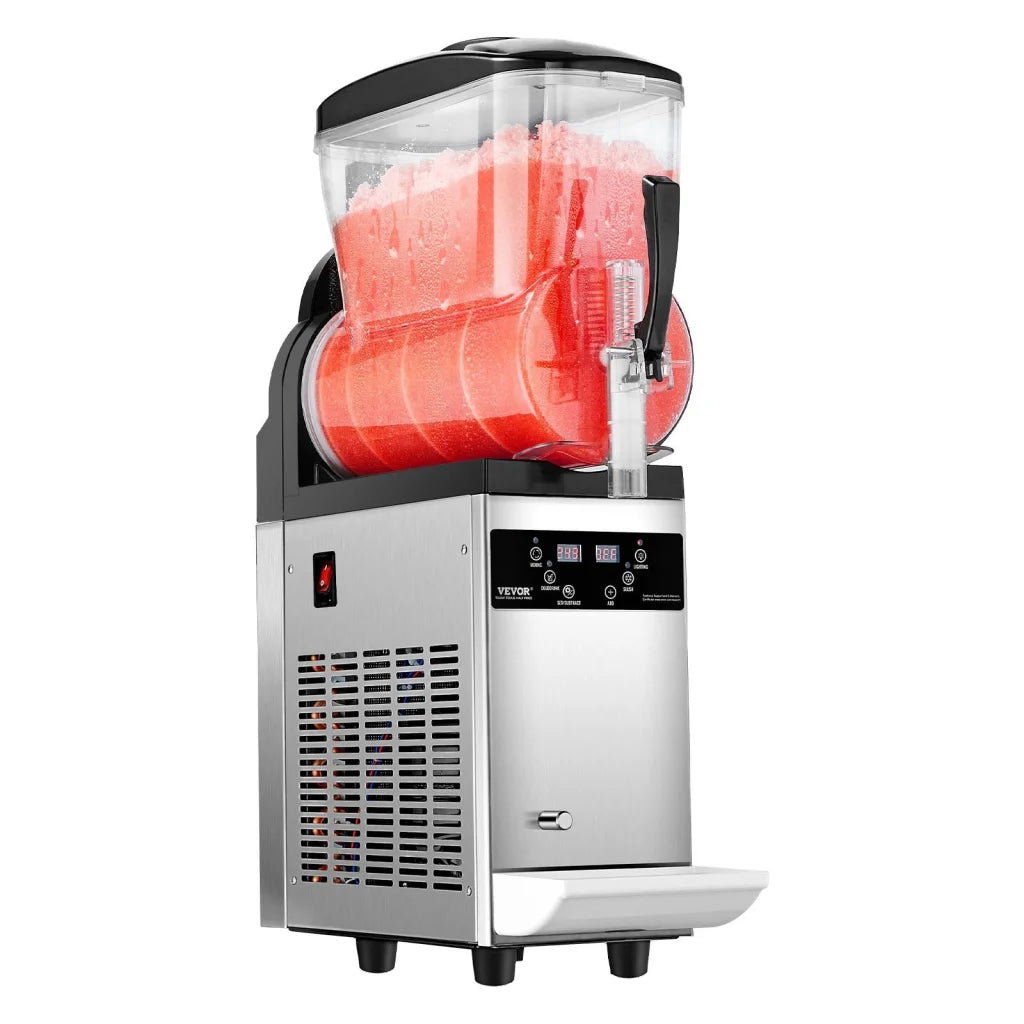 Vevor commercial slushy with fitted edges and product hardware