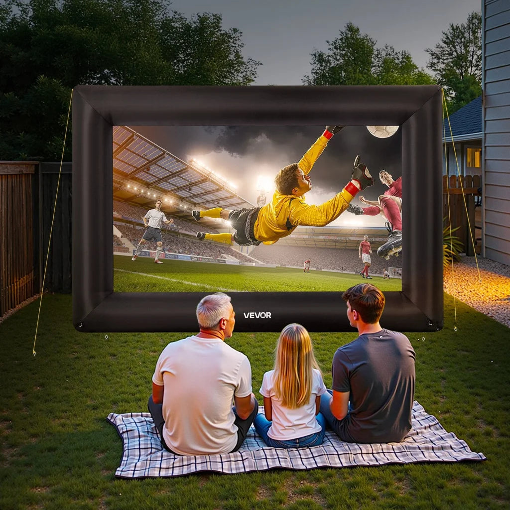 VEVOR 16 ft Inflatable Movie Screen 16:9 600D Movie