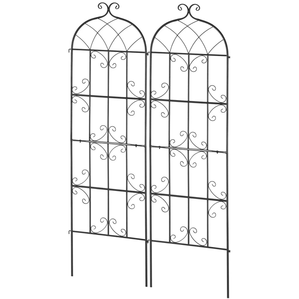 VEVOR 2 Packs Metal Garden Trellis for Climbing Plant