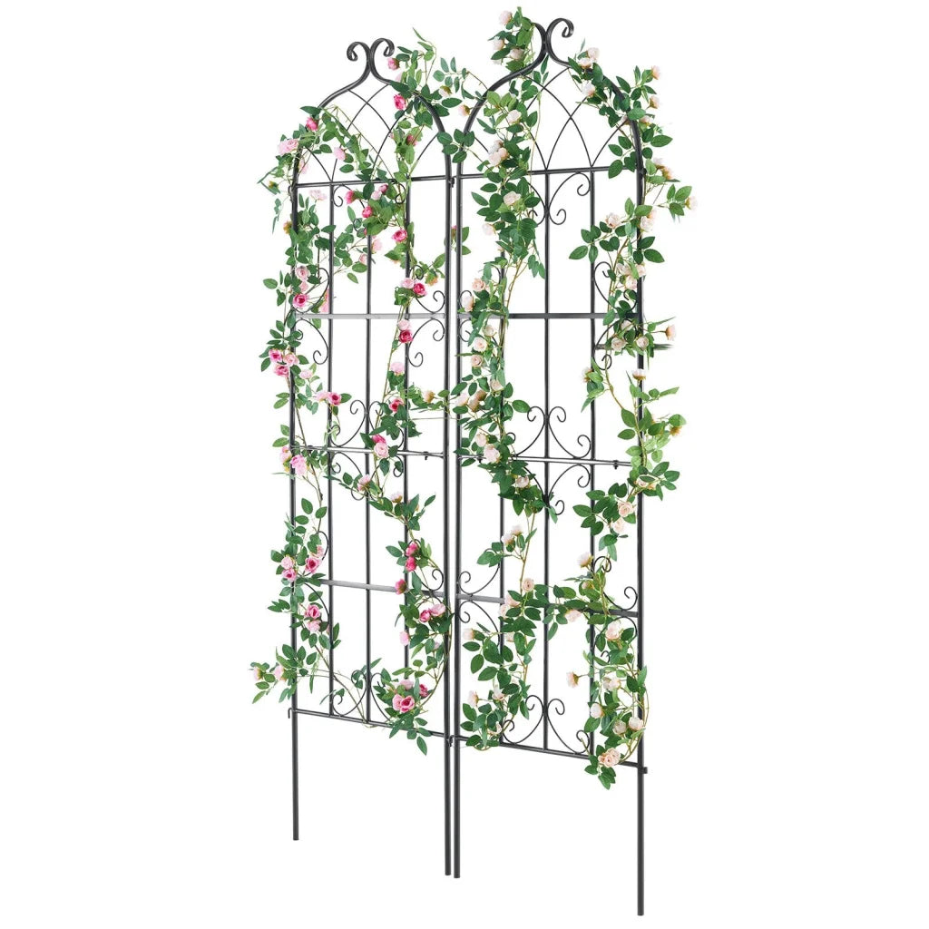 VEVOR 2 Packs Metal Garden Trellis for Climbing Plant