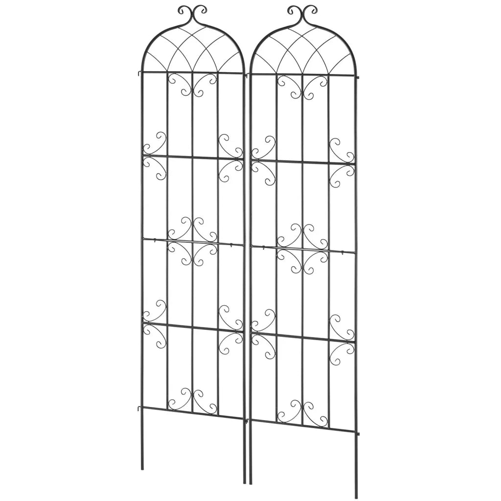 VEVOR 2 Packs Metal Garden Trellis for Climbing Plant