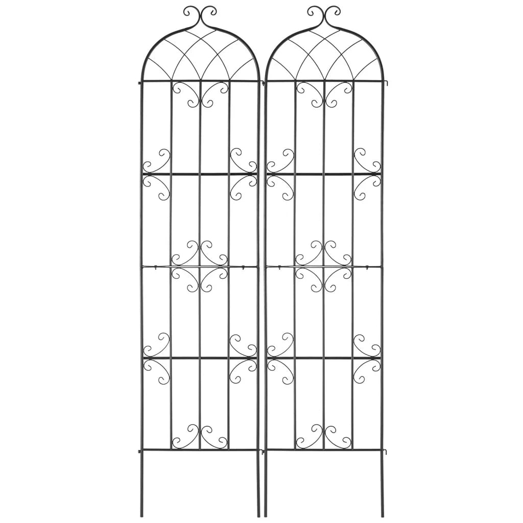 VEVOR 2 Packs Metal Garden Trellis for Climbing Plant