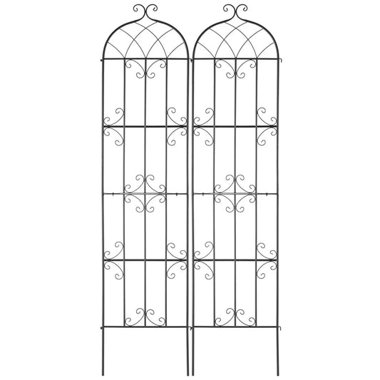 VEVOR 2 Packs Metal Garden Trellis for Climbing Plant