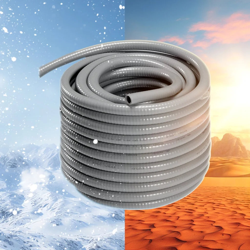 VEVOR 25.4 mm Flexible Electrical Conduit 30.5 m PVC