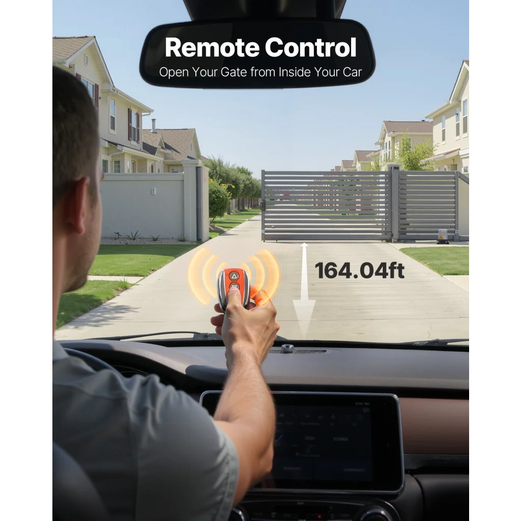 VEVOR 280W Electric Sliding Gate Opener 816kg Chain Drive