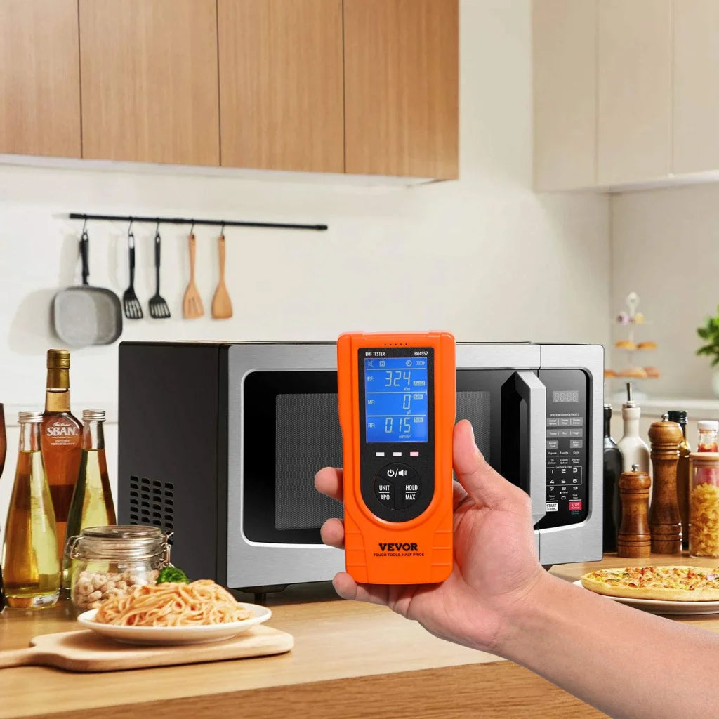 VEVOR 3-in-1 EMF Meter 5Hz - 3.5GHz Handheld Rechargeable