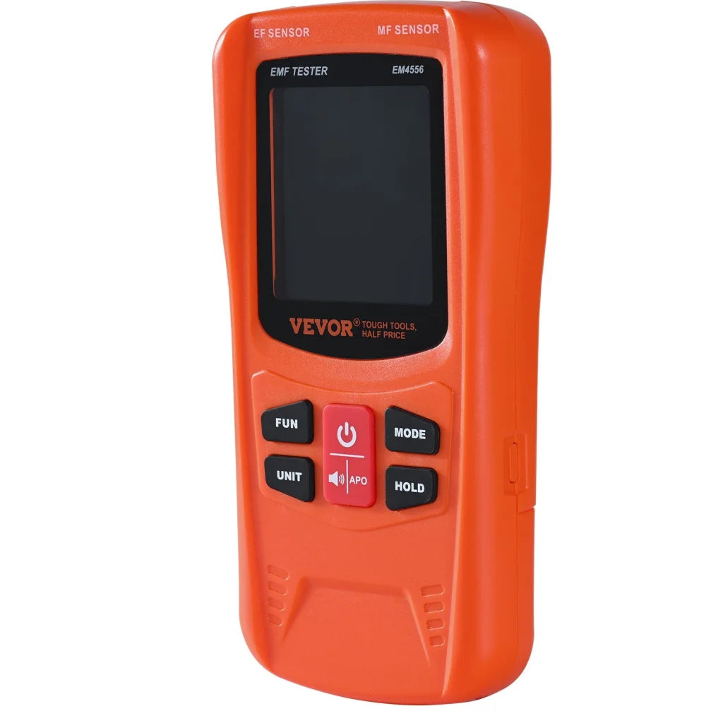 VEVOR 3-in-1 EMF Meter 5Hz-6GHz Handheld Rechargeable