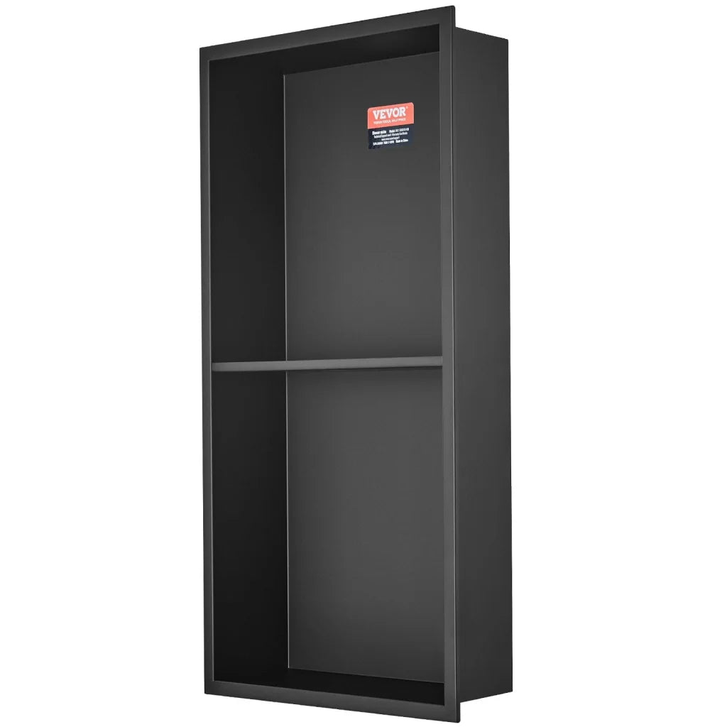 VEVOR 33.02 x 63.5 cm No Tile Shower Niche 304 Stainless