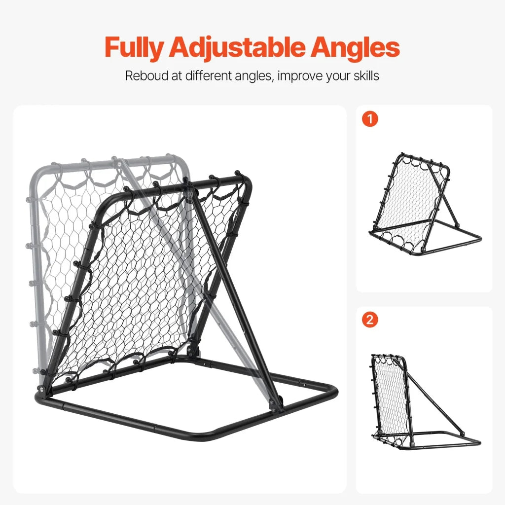 34 Soccer Rebounder Net Kick Back Portable Football Training