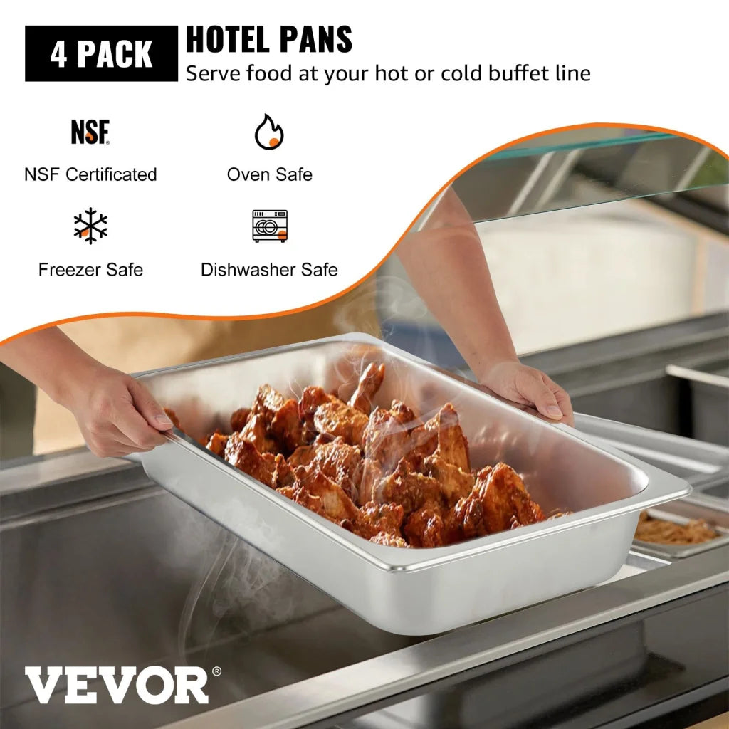 4 Pack Hotel Pan 3 7