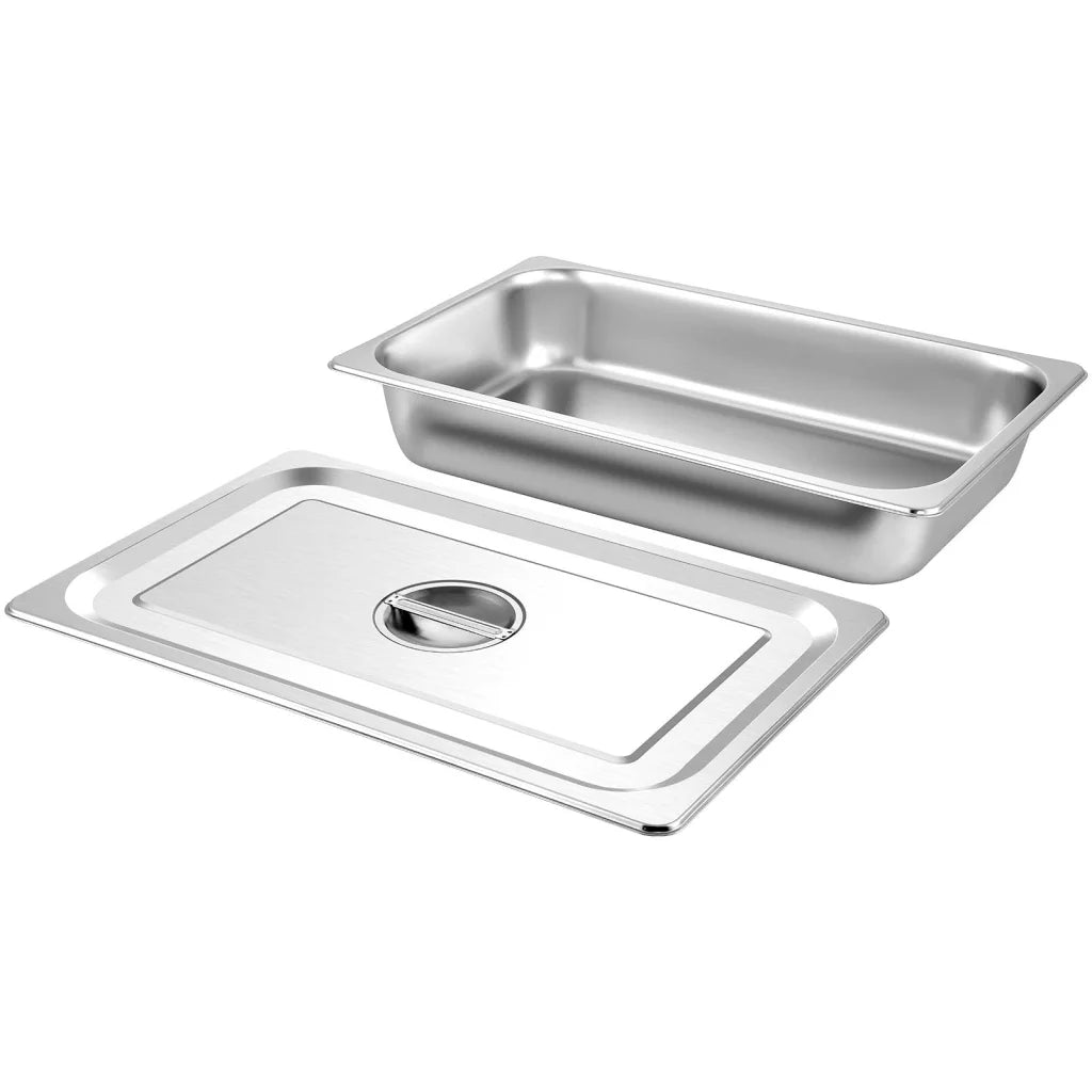 VEVOR 4 Pack Hotel Pan 3.7’’ Deep Steam Table Pan Full Size