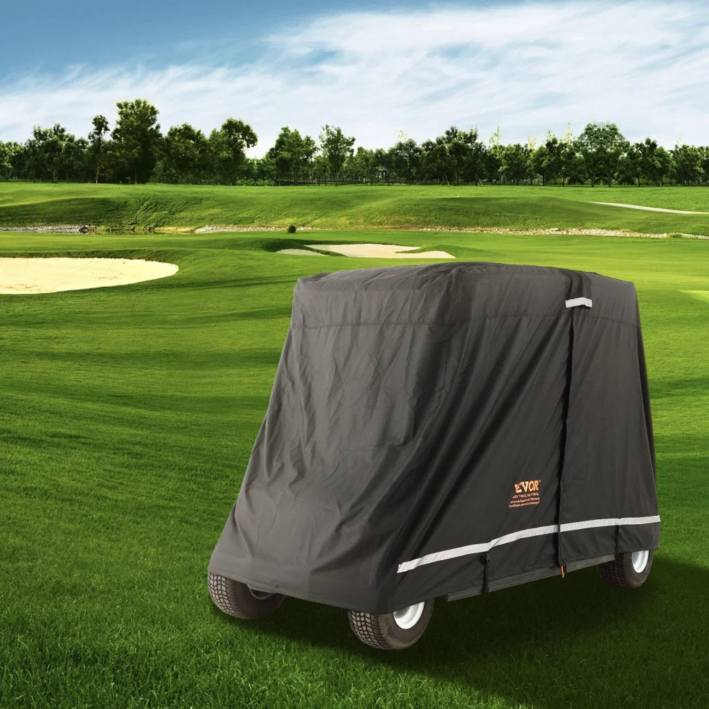 VEVOR 4 Passenger Golf Cart Cover 600D Polyester Full Cover