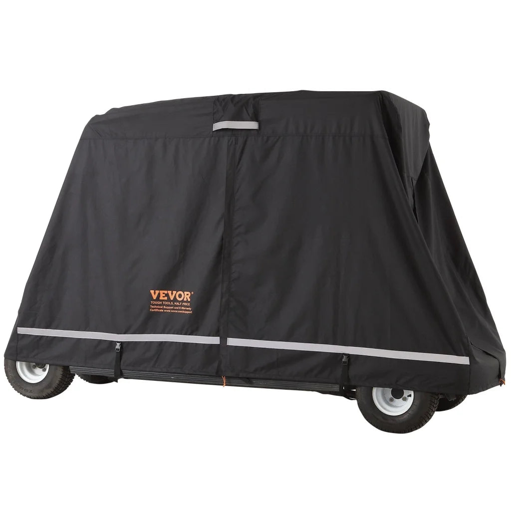 VEVOR 4 Passenger Golf Cart Cover 600D Polyester Full Cover