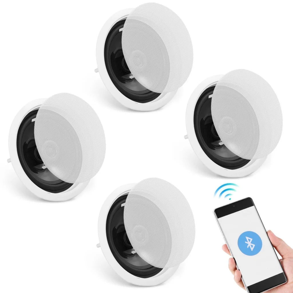 VEVOR 4 PCs 165.1 mm Bluetooth in Ceiling Speakers 150W