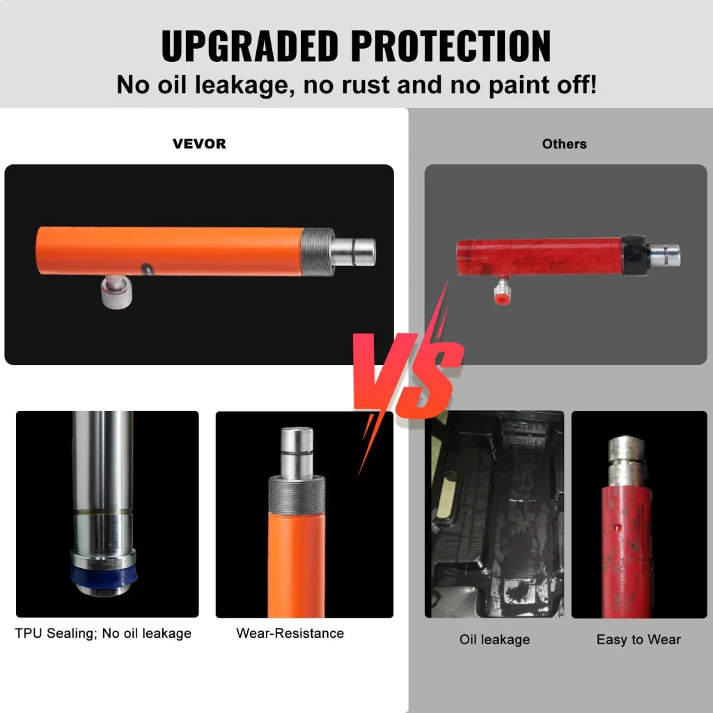 VEVOR 4 Ton Porta Power Kit Portable Hydraulic Jack