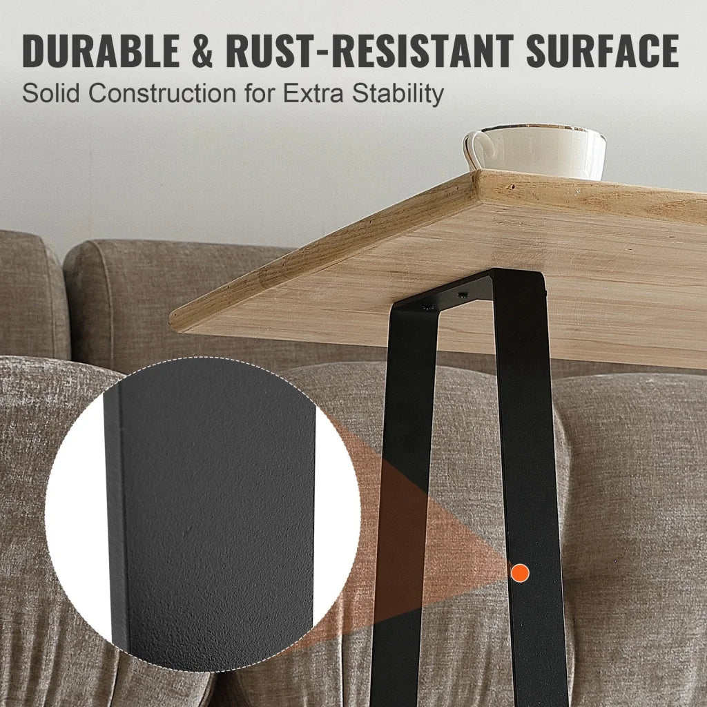 VEVOR 406.4MM Trapezoid Steel Table Legs Replacement