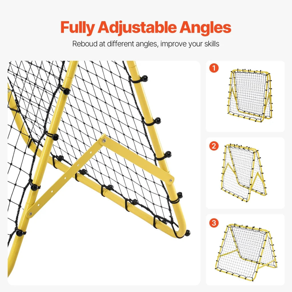VEVOR 40’’x35’’x37’’ Soccer Rebounder Net Kick-Back