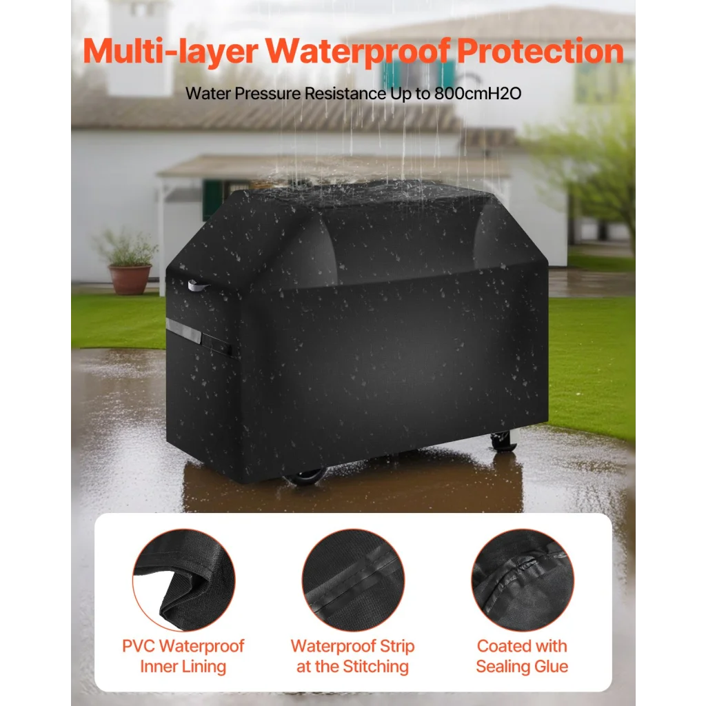 VEVOR 48 inch Grill Cover Heavy Duty BBQ Gas Grill Cover