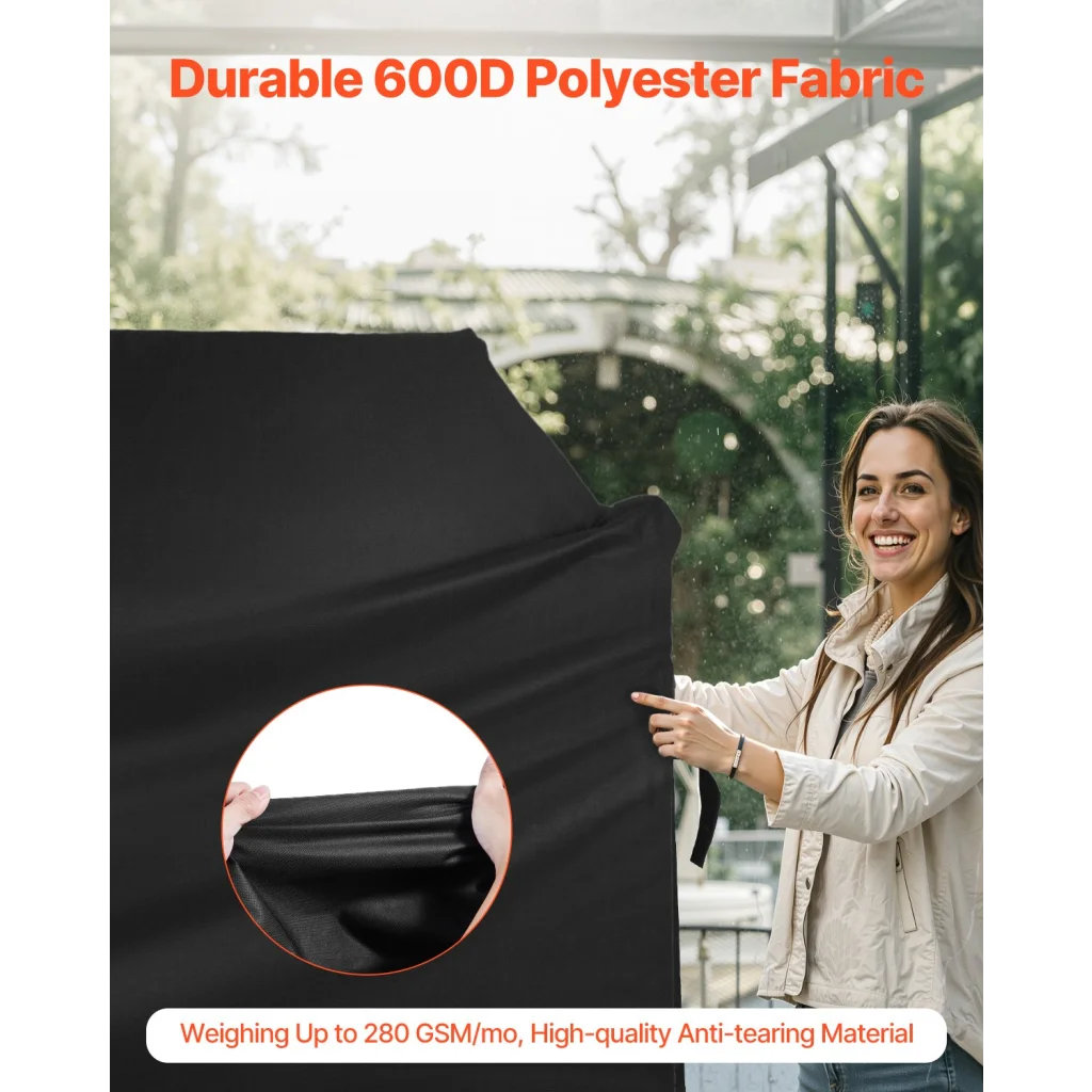 VEVOR 58 inch Grill Cover Heavy Duty BBQ Gas Grill Cover