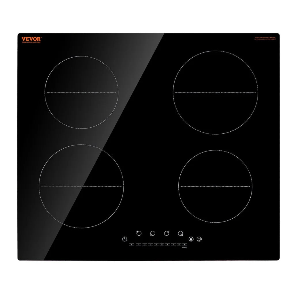 VEVOR 6000W 4 Burner Induction Cooktop Electric Countertop