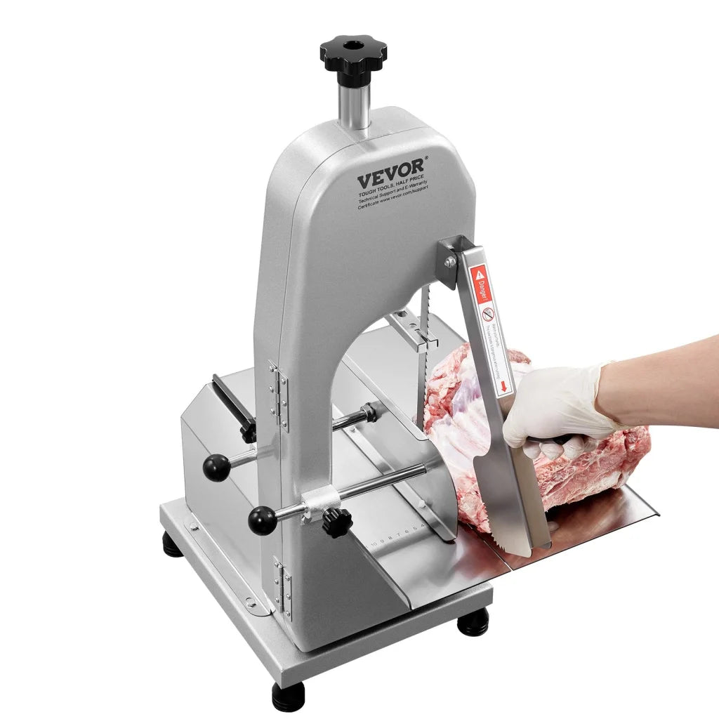 VEVOR 650W Commercial Electric Meat Bandsaw Stainless Steel
