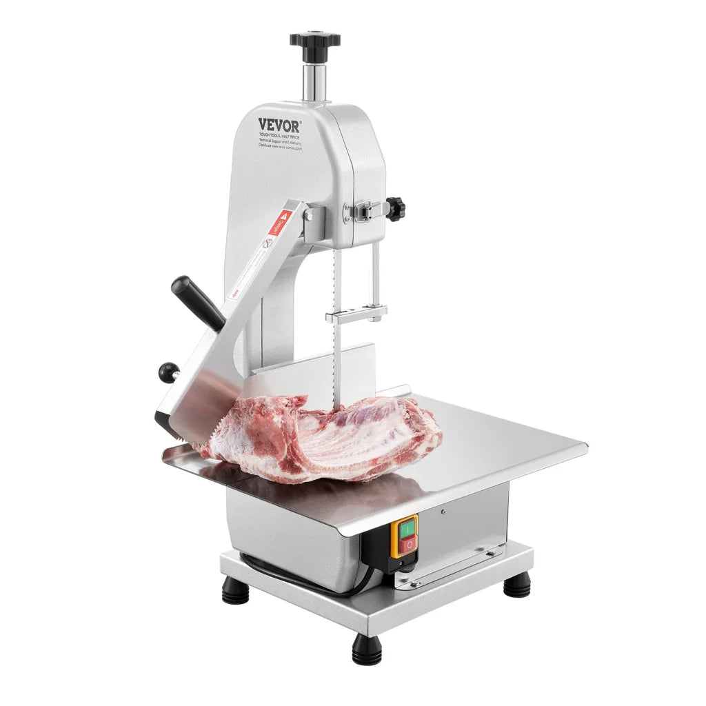 VEVOR 650W Commercial Electric Meat Bandsaw Stainless Steel