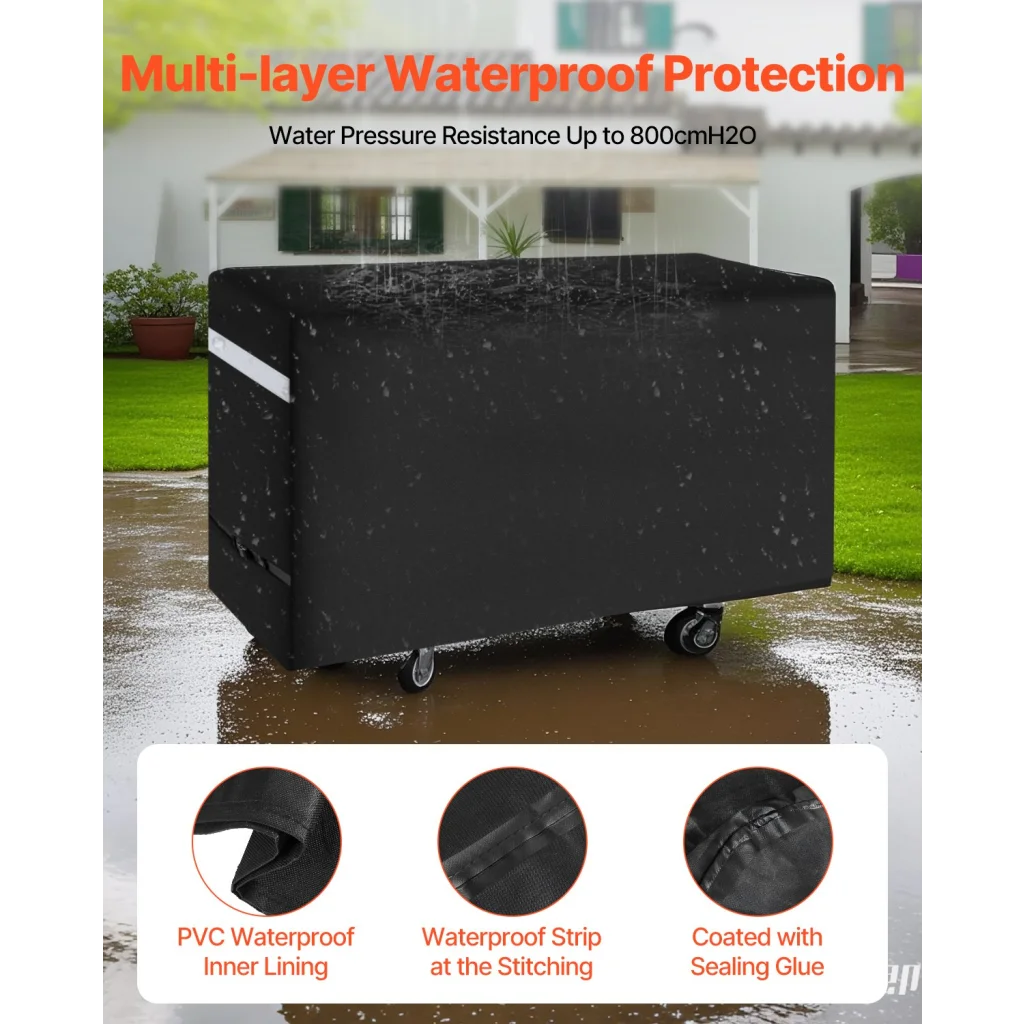 VEVOR 66 inch Grill Cover Heavy Duty BBQ Gas Grill Cover