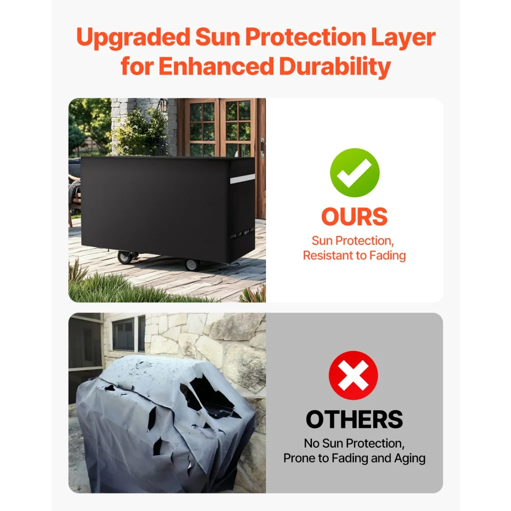 VEVOR 66 inch Grill Cover Heavy Duty BBQ Gas Grill Cover