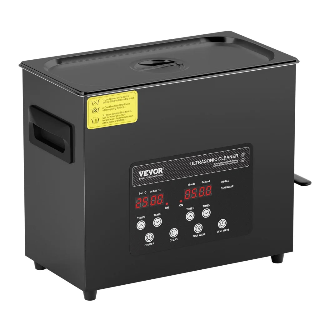 VEVOR 6L Ultra Sonic Cleaner 180W Digital Ultrasonic