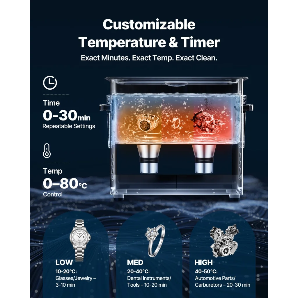 VEVOR 6L Ultrasonic Cleaner Professional Ultrasonic Cleaner