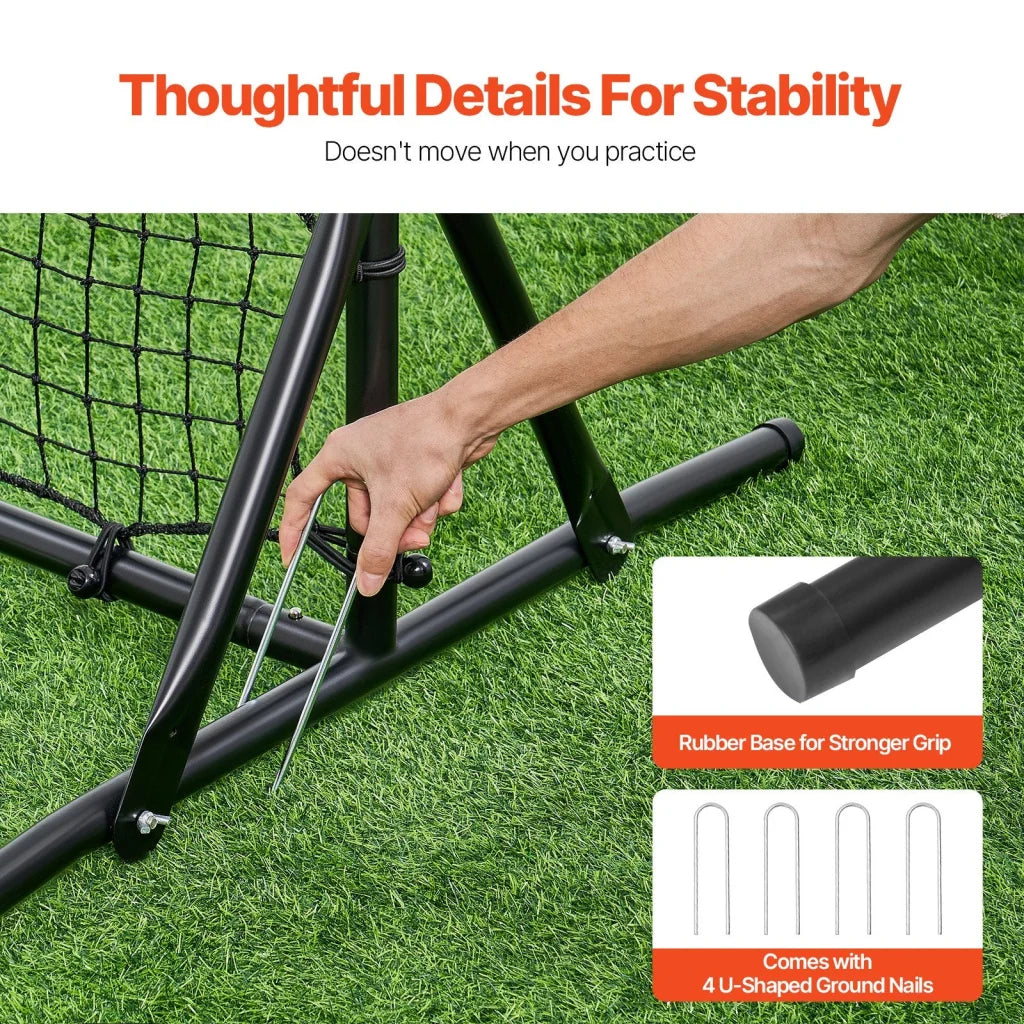 VEVOR 6x4FT Soccer Rebound Trainer Soccer Training