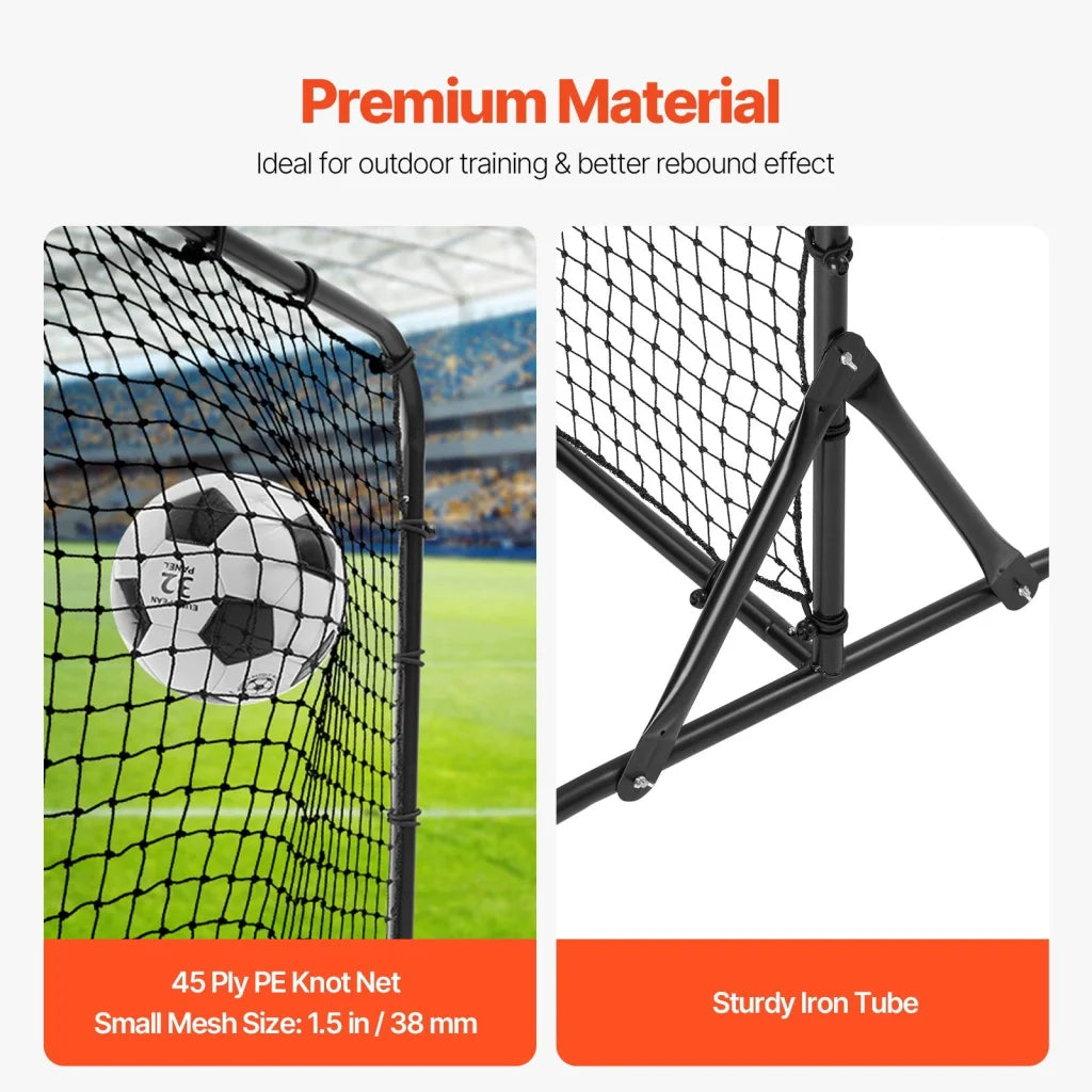 VEVOR 6x4FT Soccer Rebound Trainer Soccer Training