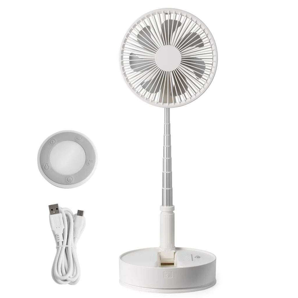 VEVOR 8 Inch Foldable Oscillating Standing Fan with Remote