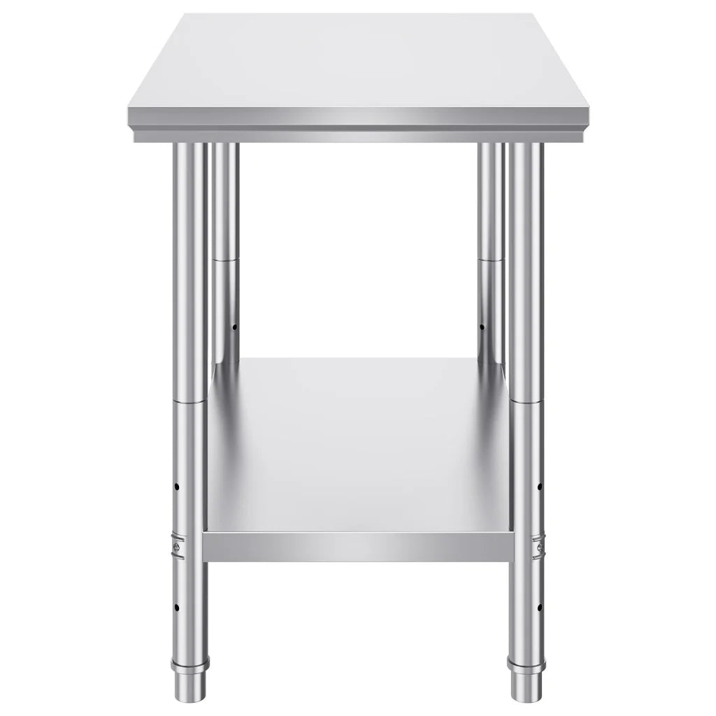 VEVOR 910x610mm Stainless Steel Kitchen Bench Commercial