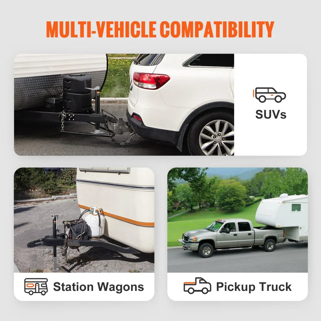 VEVOR A-Frame Trailer Coupler Fits 2-Inch Hitch Ball Size