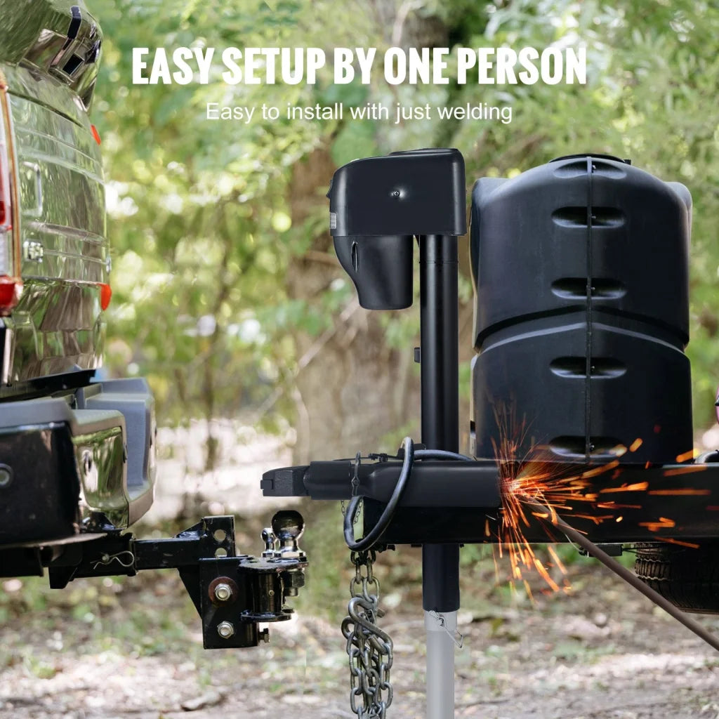 A Frame Trailer Coupler Fits 2 Inch Hitch Ball