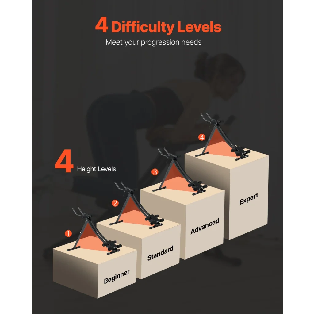 VEVOR AB Workout Machine Equipment Home Gym Core Abdominal