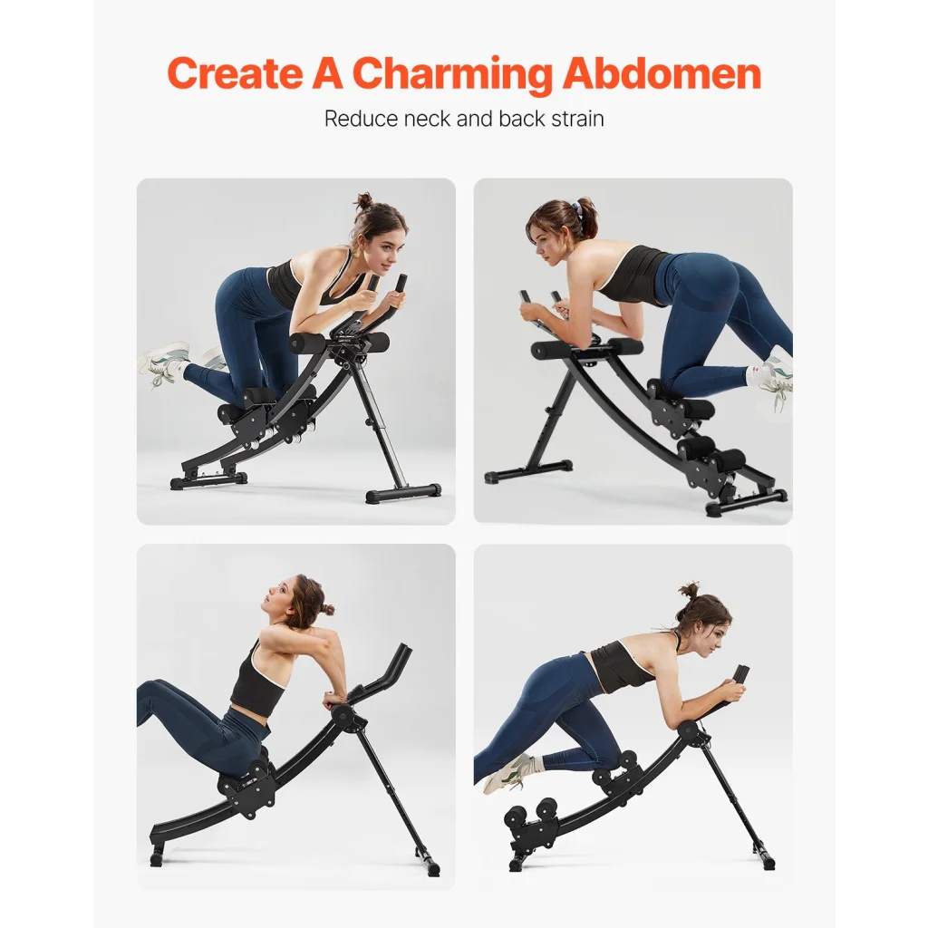 VEVOR AB Workout Machine Equipment Home Gym Core Abdominal