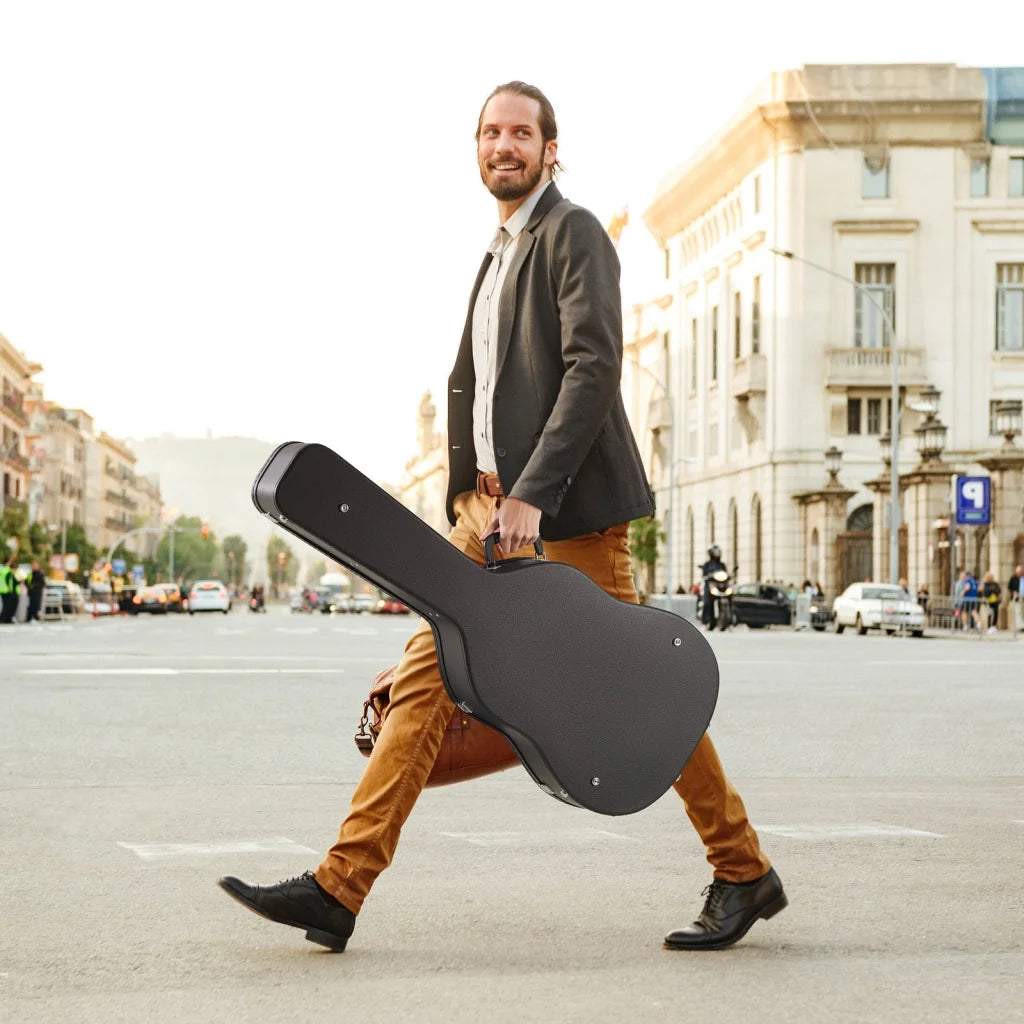VEVOR Acoustic Guitar Hard Case 1100 mm With Lock Key And