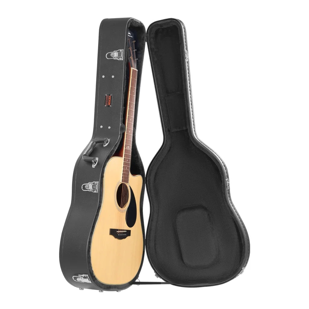 VEVOR Acoustic Guitar Hard Case 1100 mm With Lock Key And