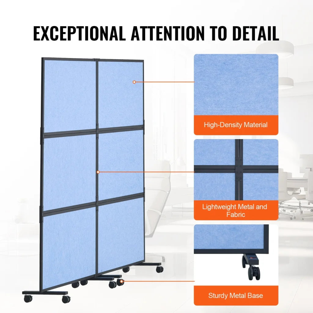 VEVOR Acoustic Room Divider Partition Panel Privacy Screen
