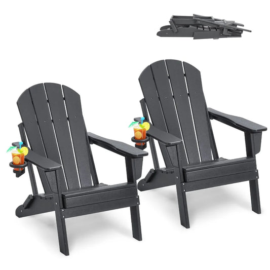 VEVOR Adirondack Chair Plastic Set of 2 All-Weather