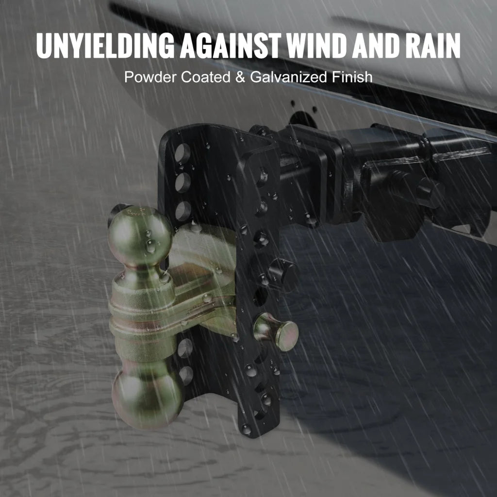 VEVOR Adjustable Trailer Hitch 152.4 mm Drop & 114.3 mm