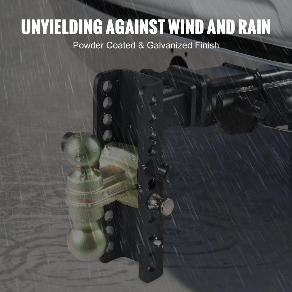 VEVOR Adjustable Trailer Hitch 203.2 mm Drop & 165.1 mm