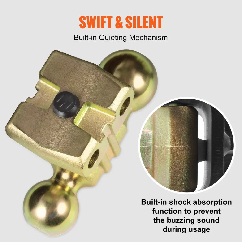 VEVOR Adjustable Trailer Hitch 203.2 mm Drop & 165.1 mm