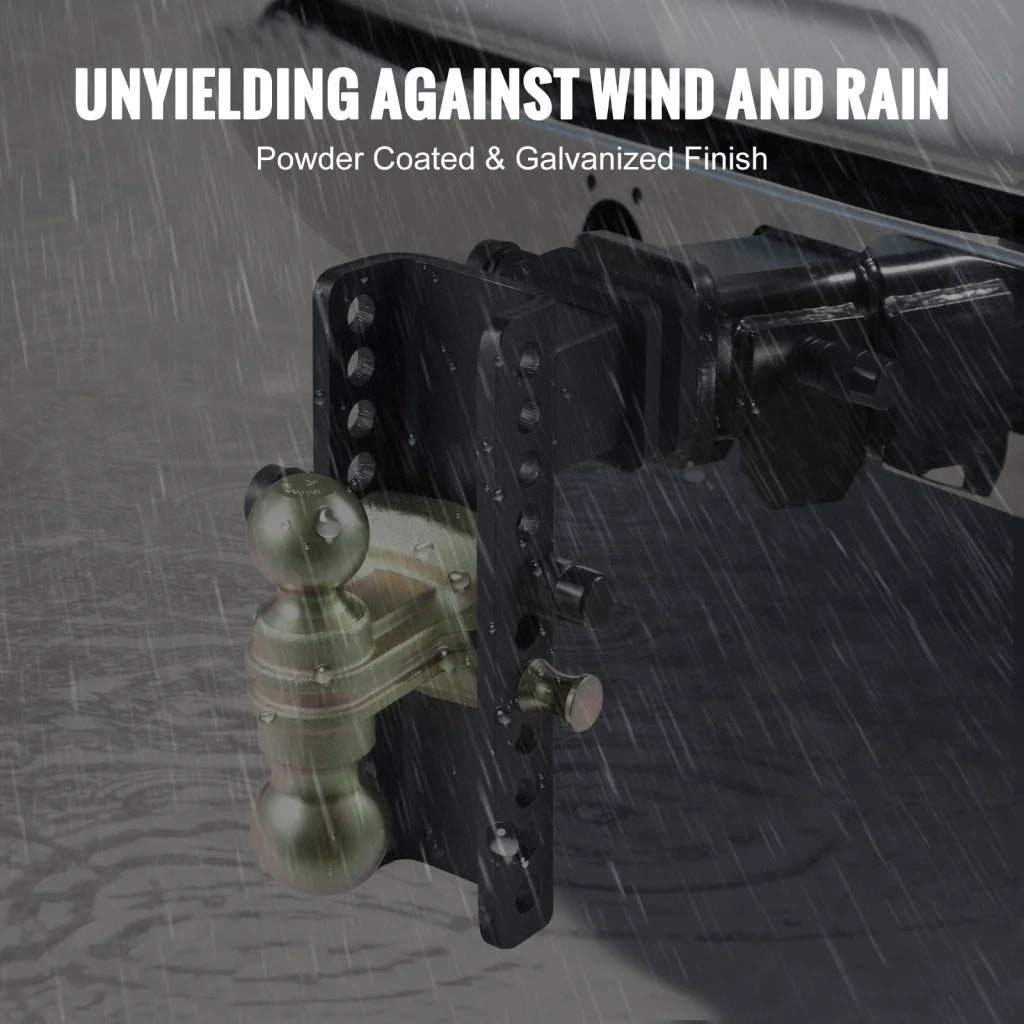 VEVOR Adjustable Trailer Hitch 203.2 mm Drop & 165.1 mm