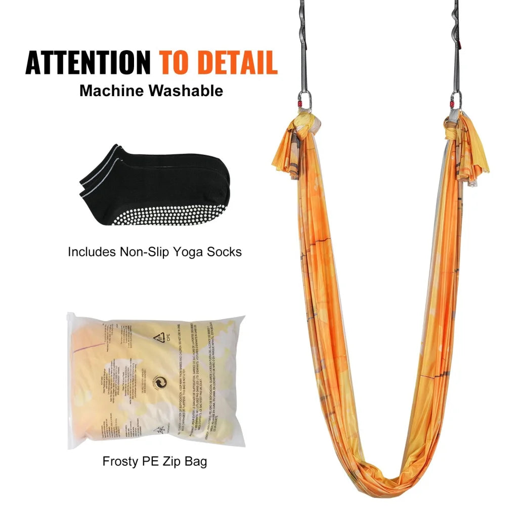 VEVOR Aerial Yoga Hammock & Swing 5 m Length Aerial Yoga